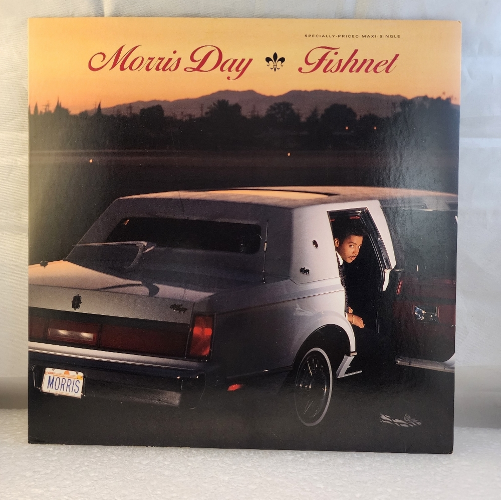 1988 Morris Day Fishnet Vinyl Record Maxi Single Warner Bros Records 45 RPM